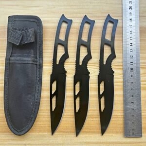Practice Throwing Knife Set YF096 – 3-Piece, Black